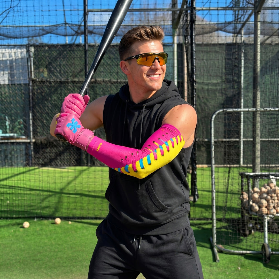 Softball Lace Power Pink Arm Sleeve
