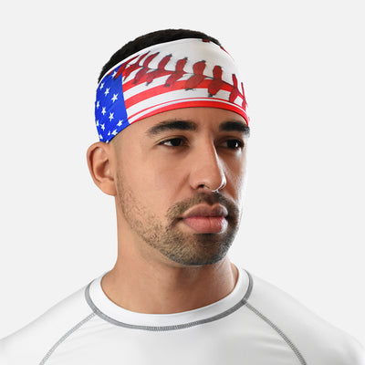 Baseball Lace USA Headband