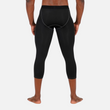 Basic Black 3/4 Tights for men