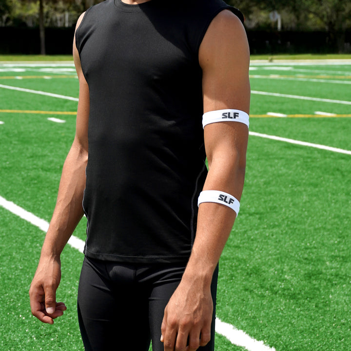 Hue Red Drip Bicep Bands
