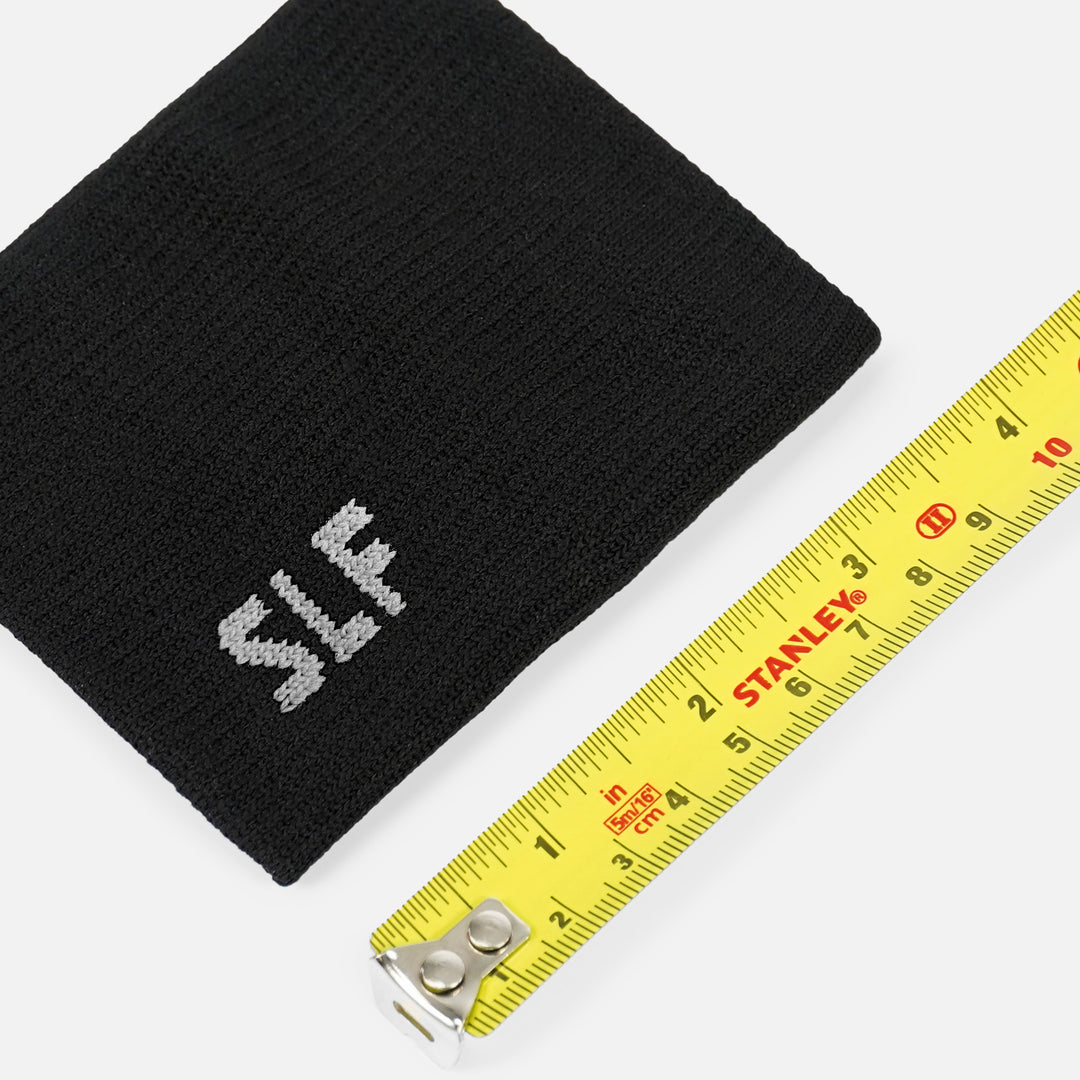 Black Drip Wristband with Logo (Single)
