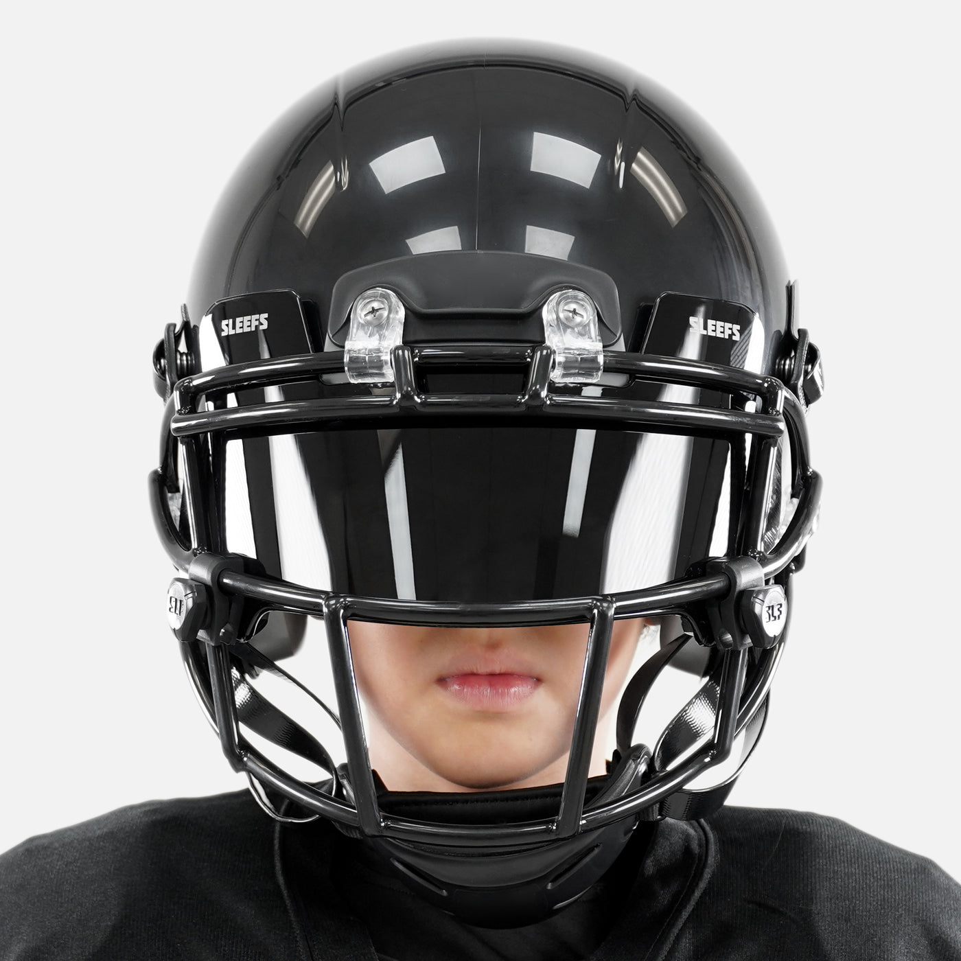 Basic Black Helmet Eye-Shield Color Tinted Visor for Kids
