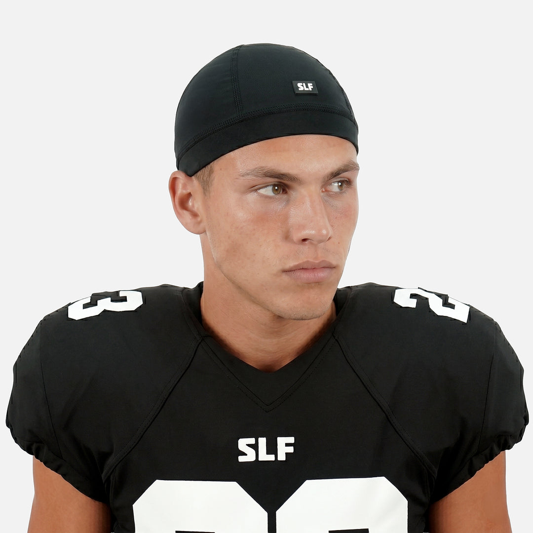 Black Skull Cap