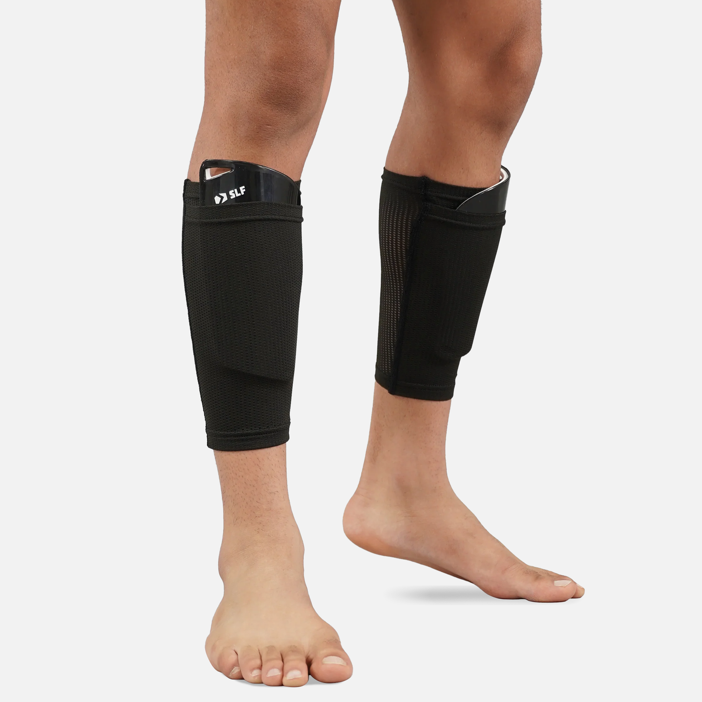 Basic Black Soccer Shin Guards