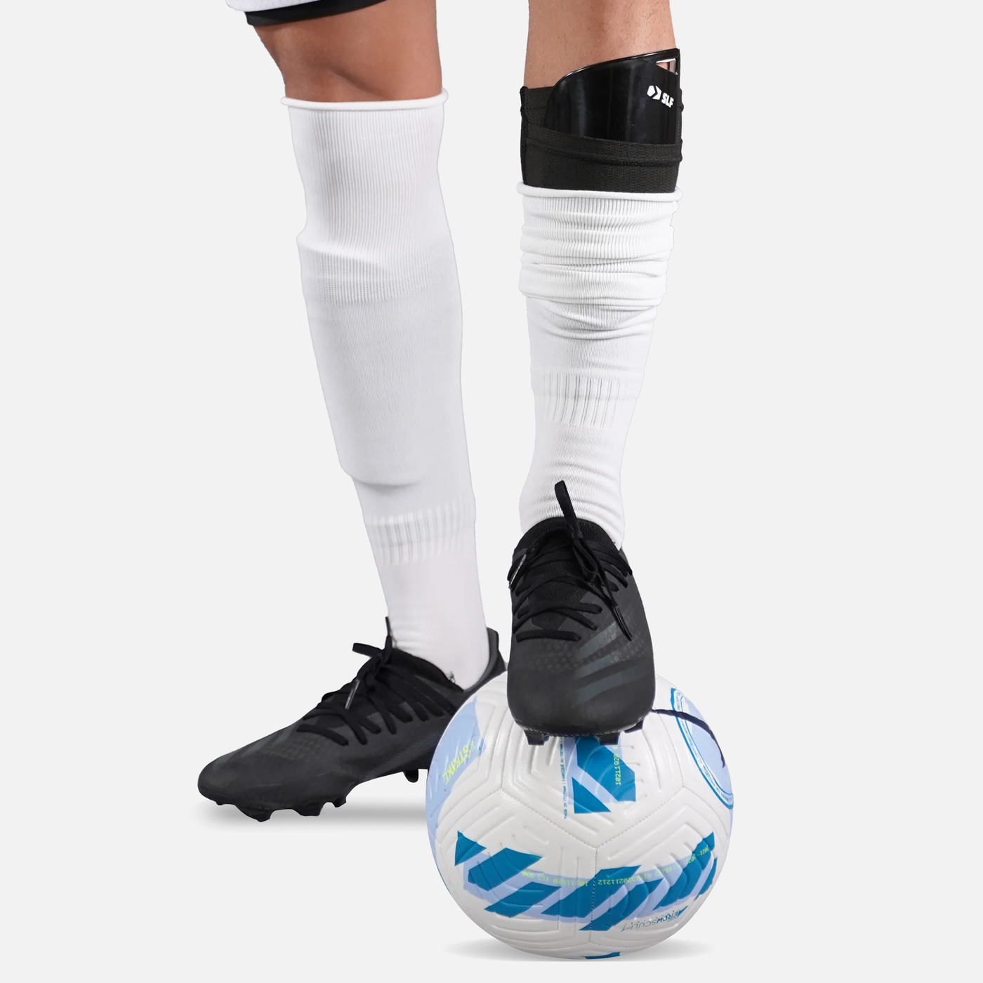 Basic Black Soccer Shin Guards