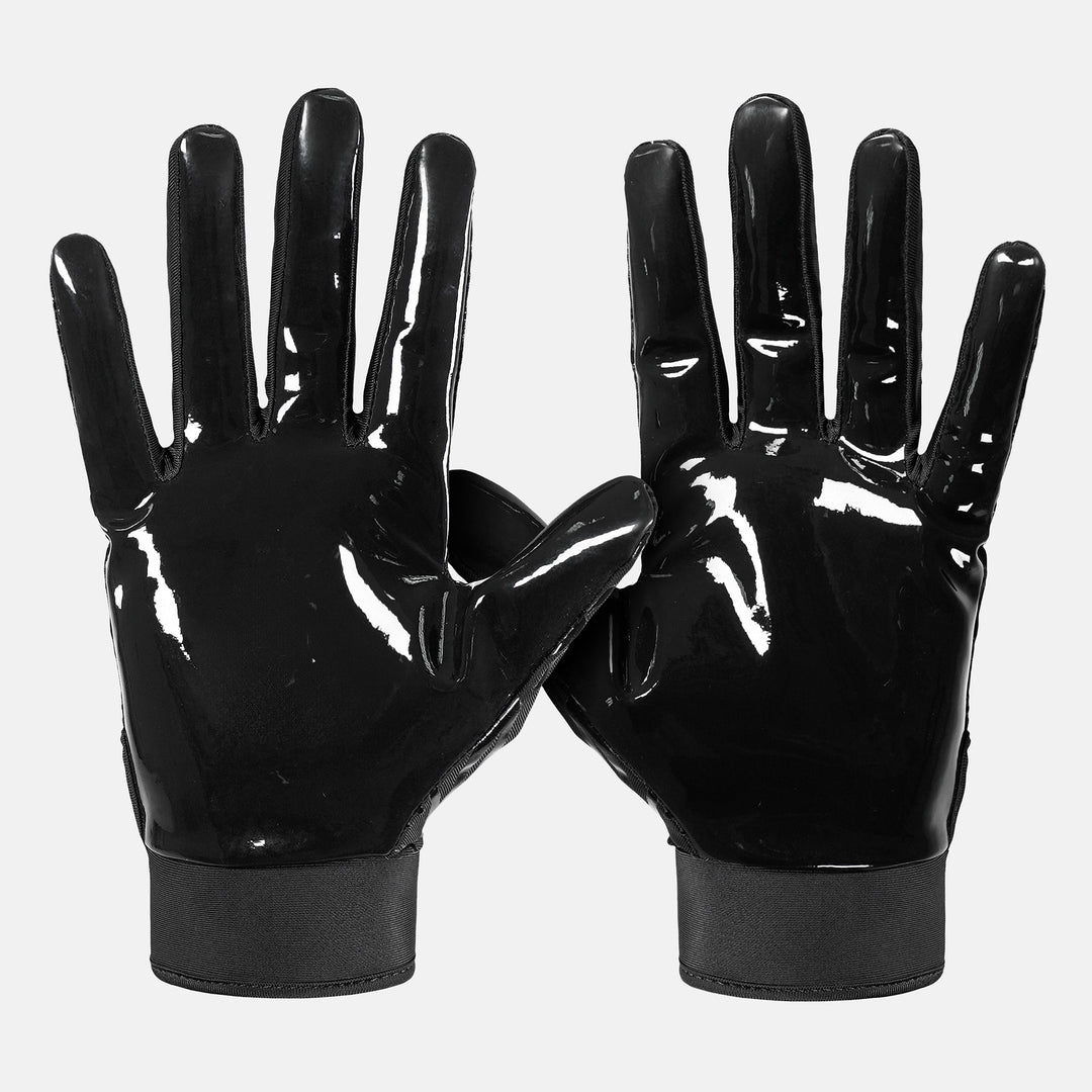 White + Black Sticky Football Receiver Gloves Bundle