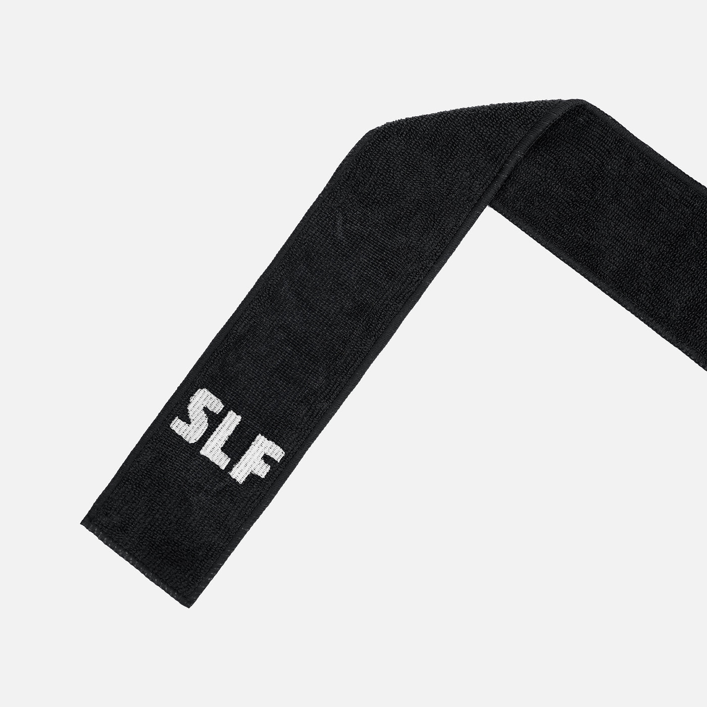 Basic Black Thin Football Towel with Logo