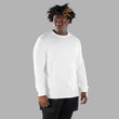 Basic White Dry Fit Cotton/Poly Long Sleeve Tee - Big