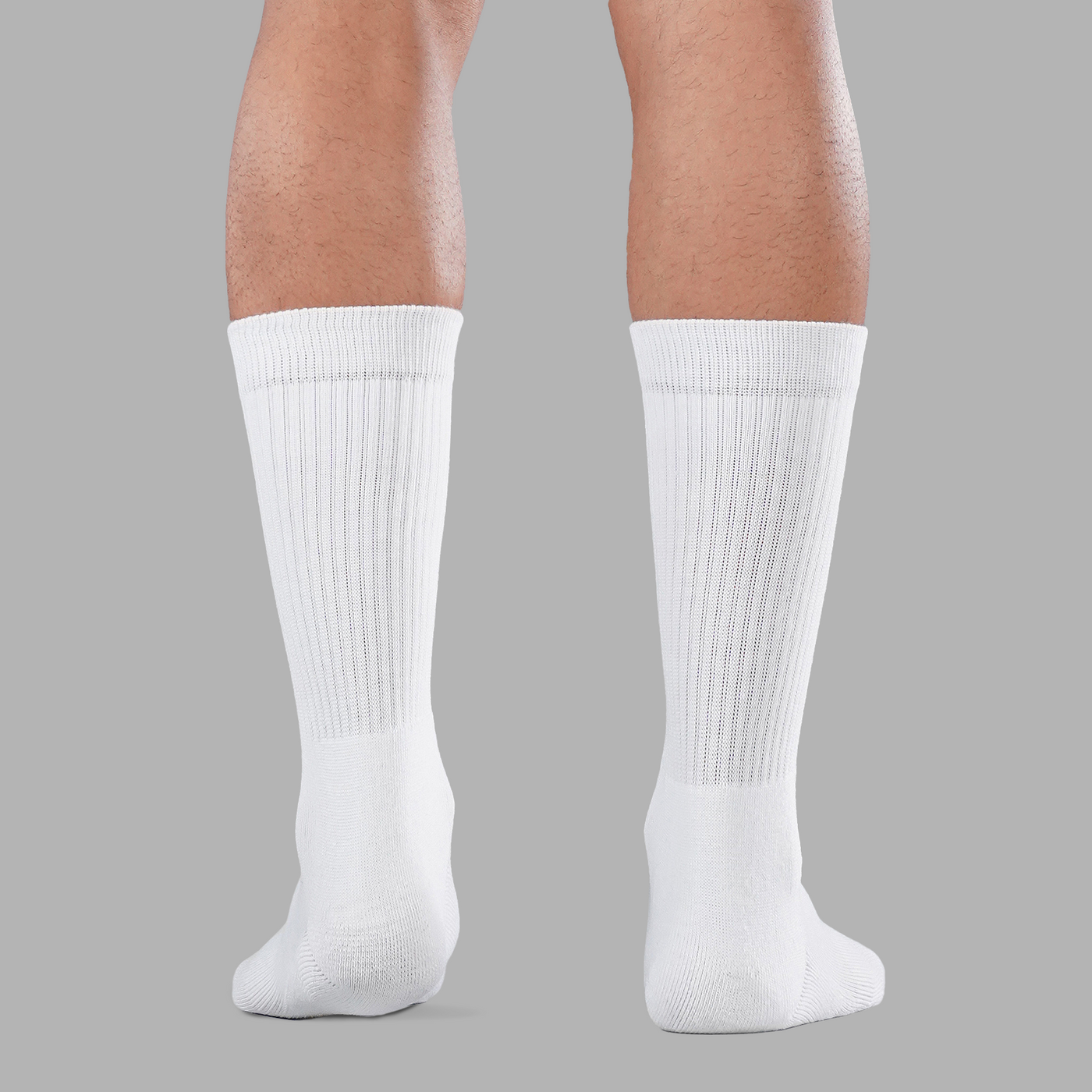 Basic White Crew Socks