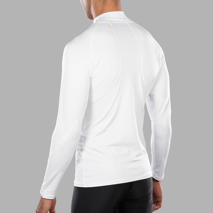 White Dry Fit Turtle Neck Tee