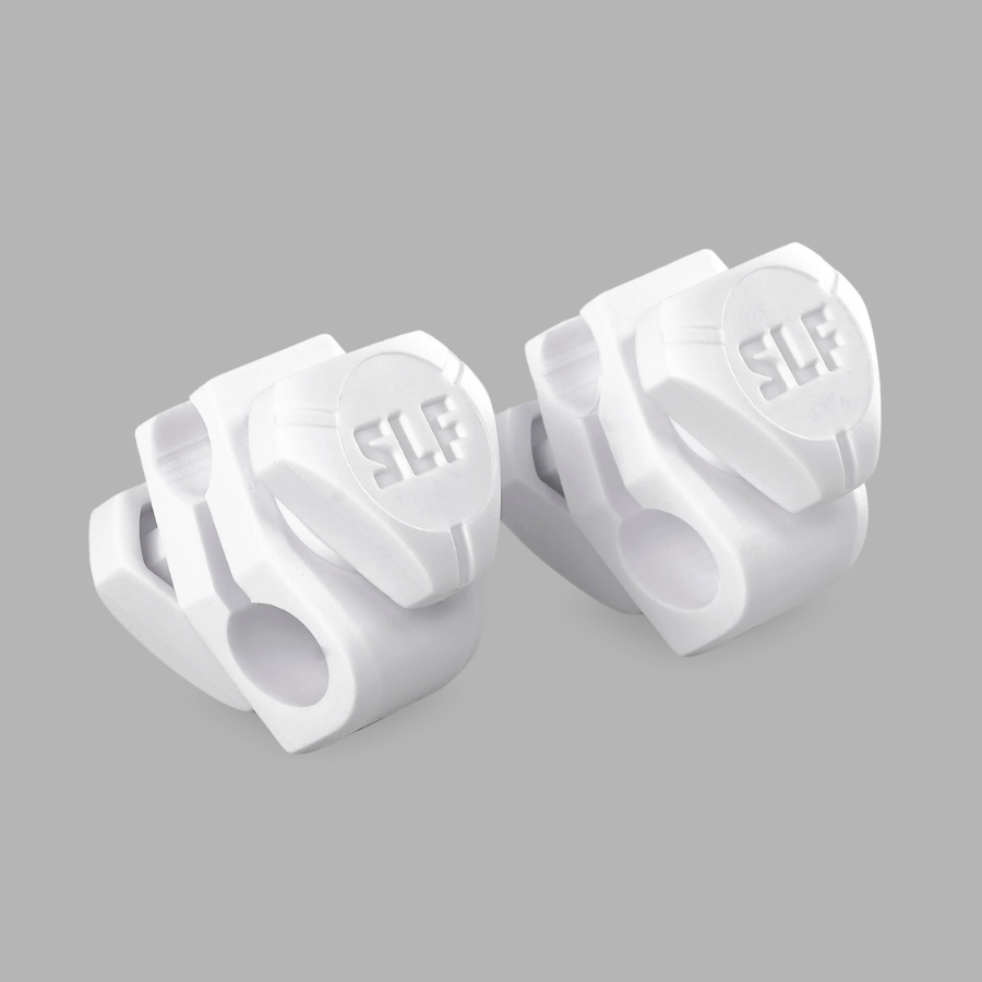 Sleefs White Football Helmet Visor Quick Clips