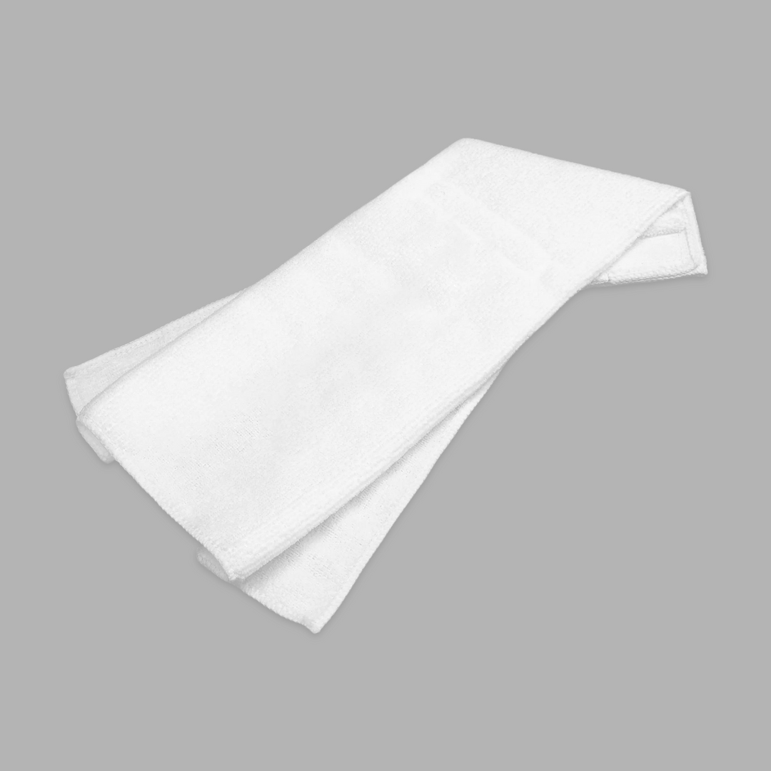 2 White Football Towels Bundle