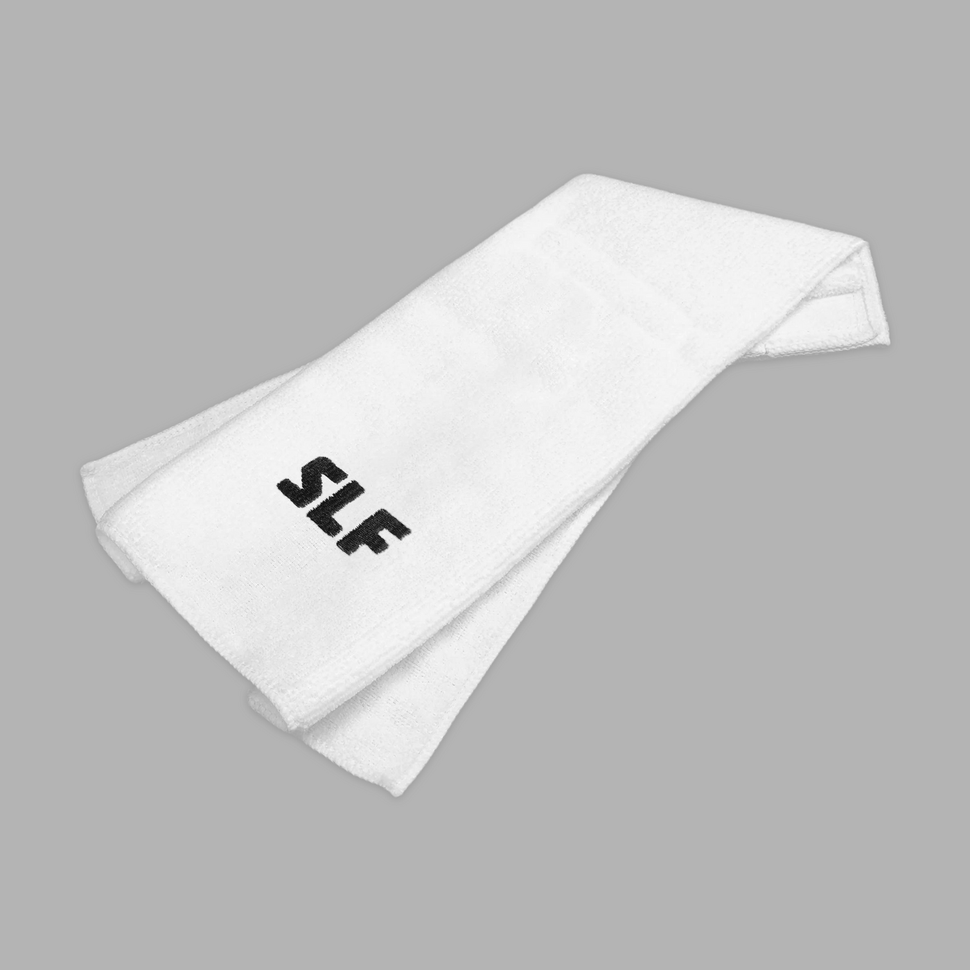 Basic White Football Towel with Logo