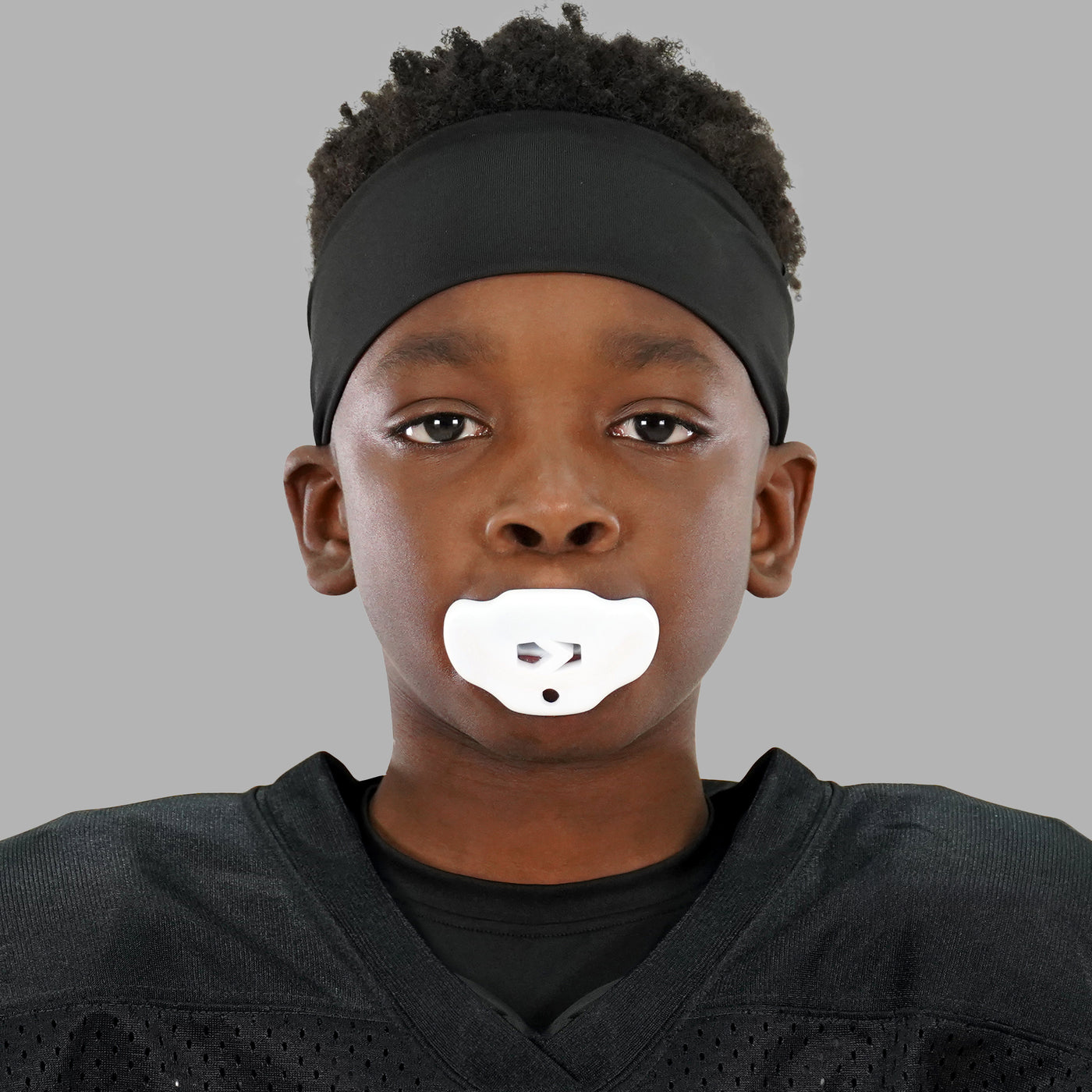 Basic White Kids Soft Football Mouthguard