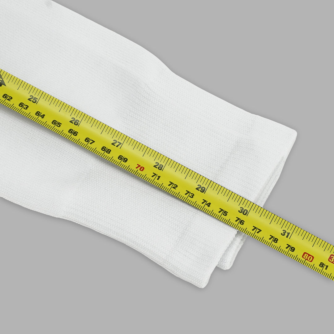 White Long Soccer Leg Sleeves