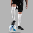 Basic White Long Soccer Leg Sleeves