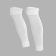 Basic White Long Soccer Leg Sleeves