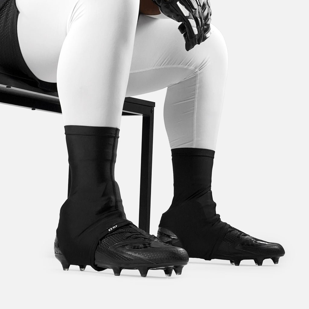 Black football spats online