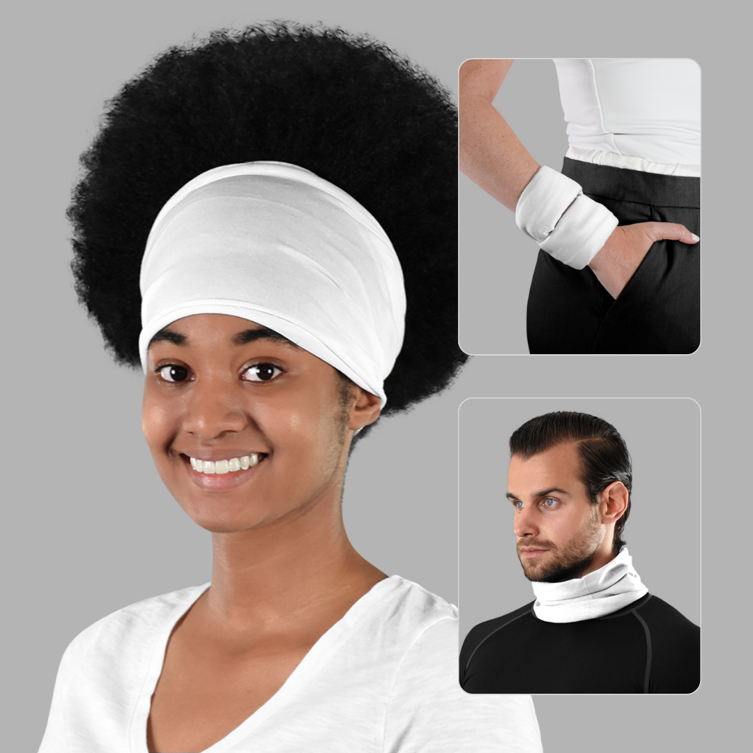 Basic White Neck Gaiter