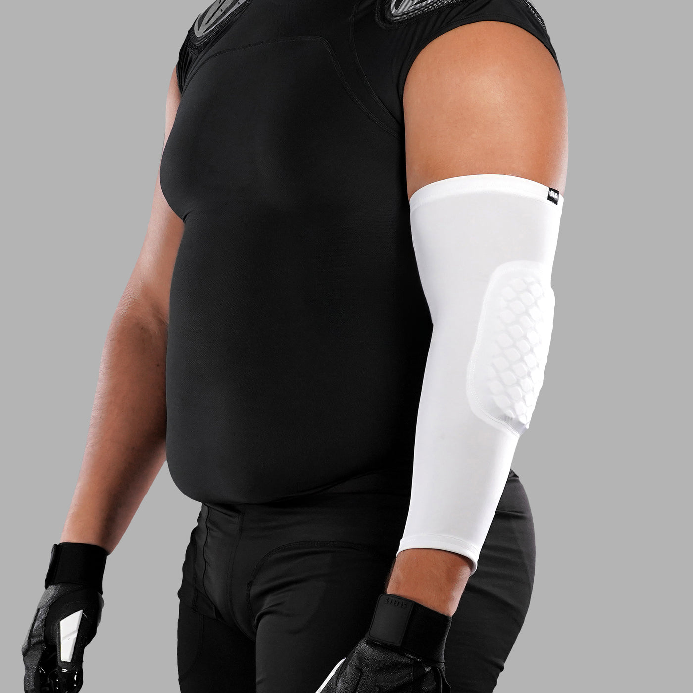 Basic White Padded Arm Sleeve - Big