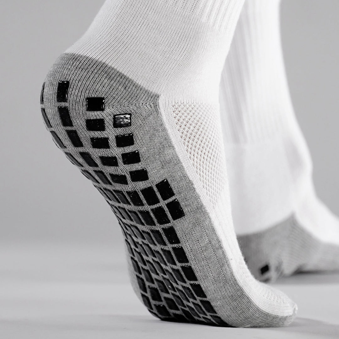 White Performance Grip Socks