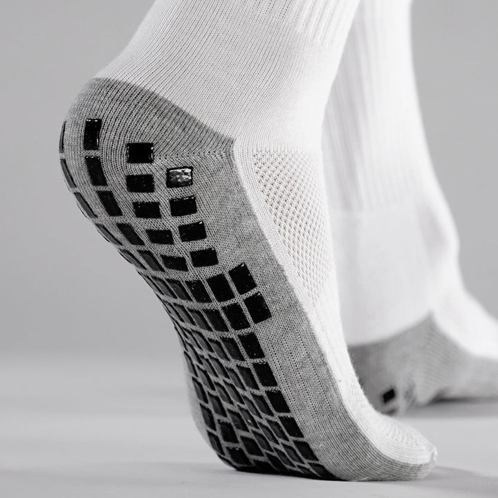 White Performance Grip Socks