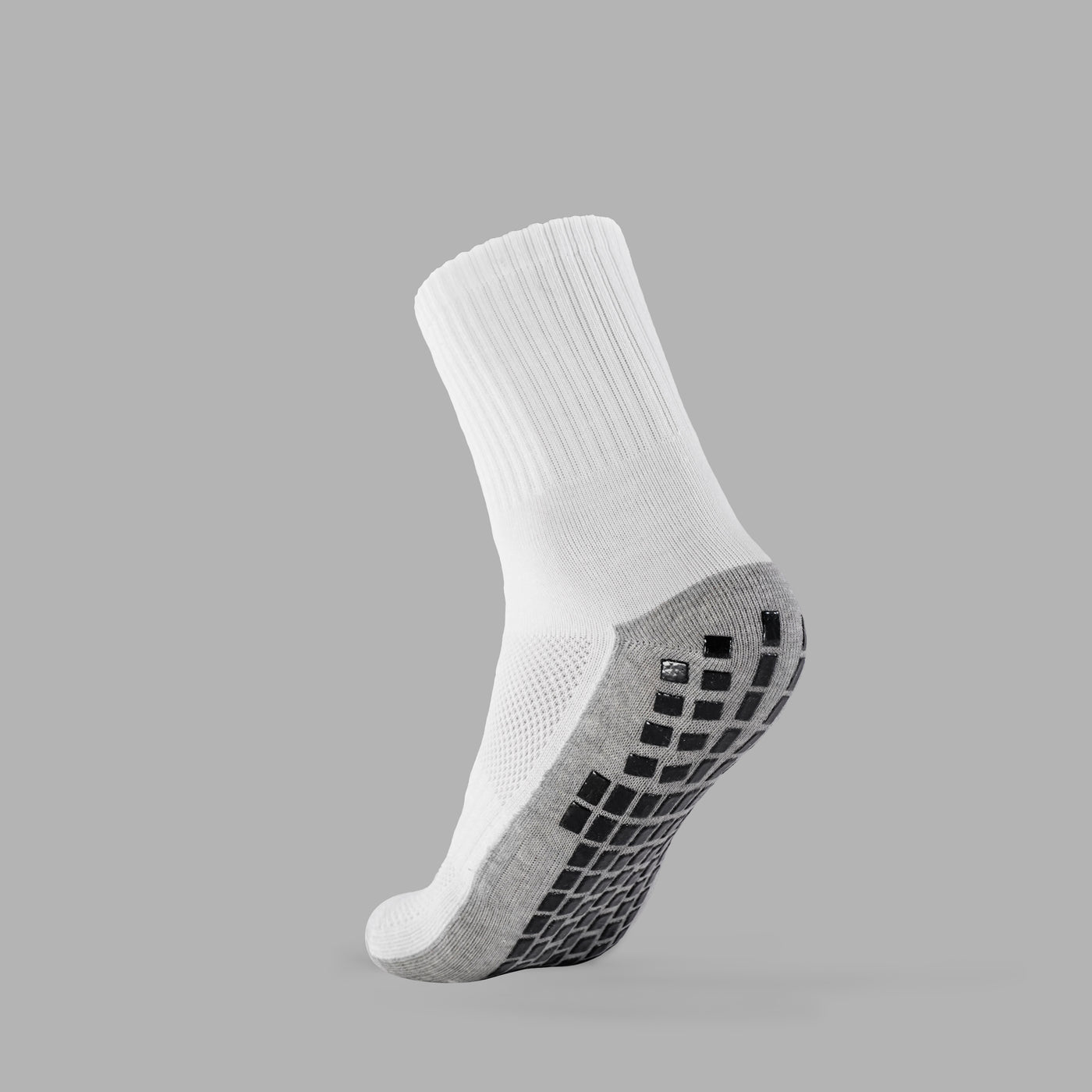 Basic White Performance Kids Grip Socks