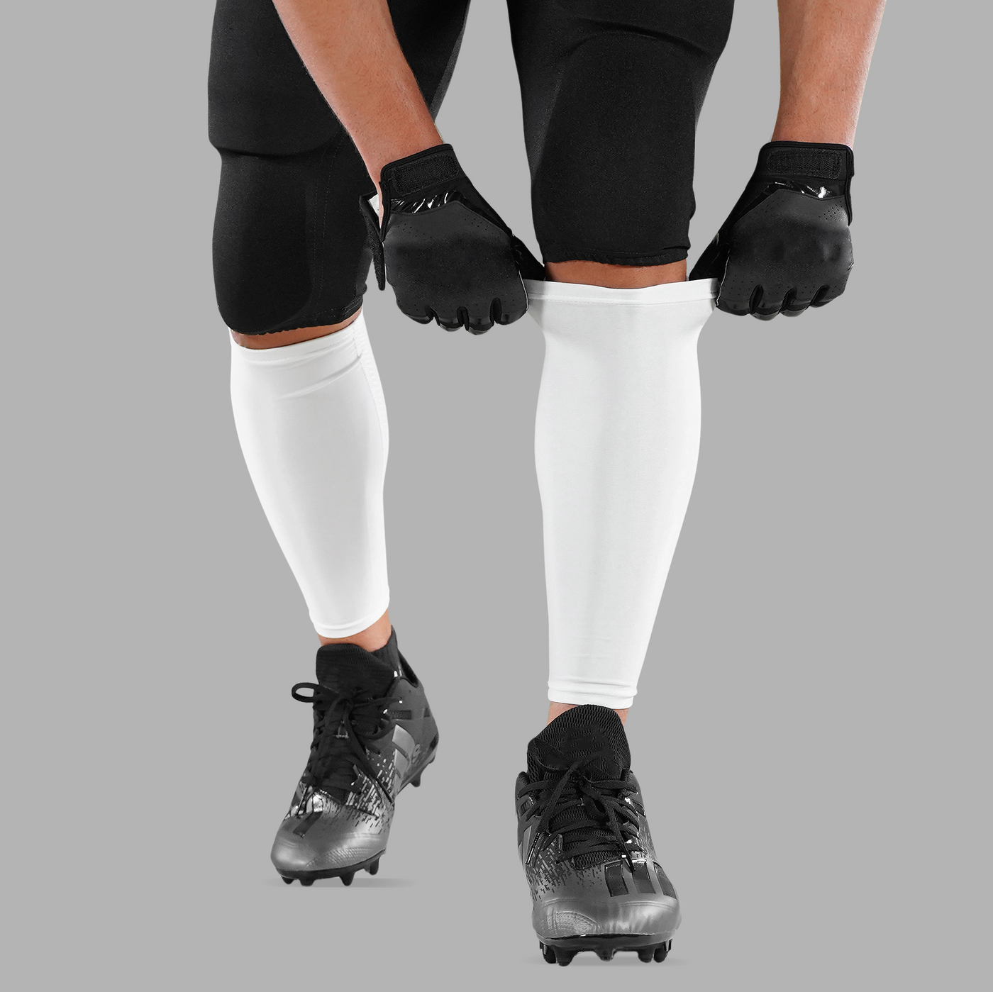 Basic White Pro Calf Sleeves