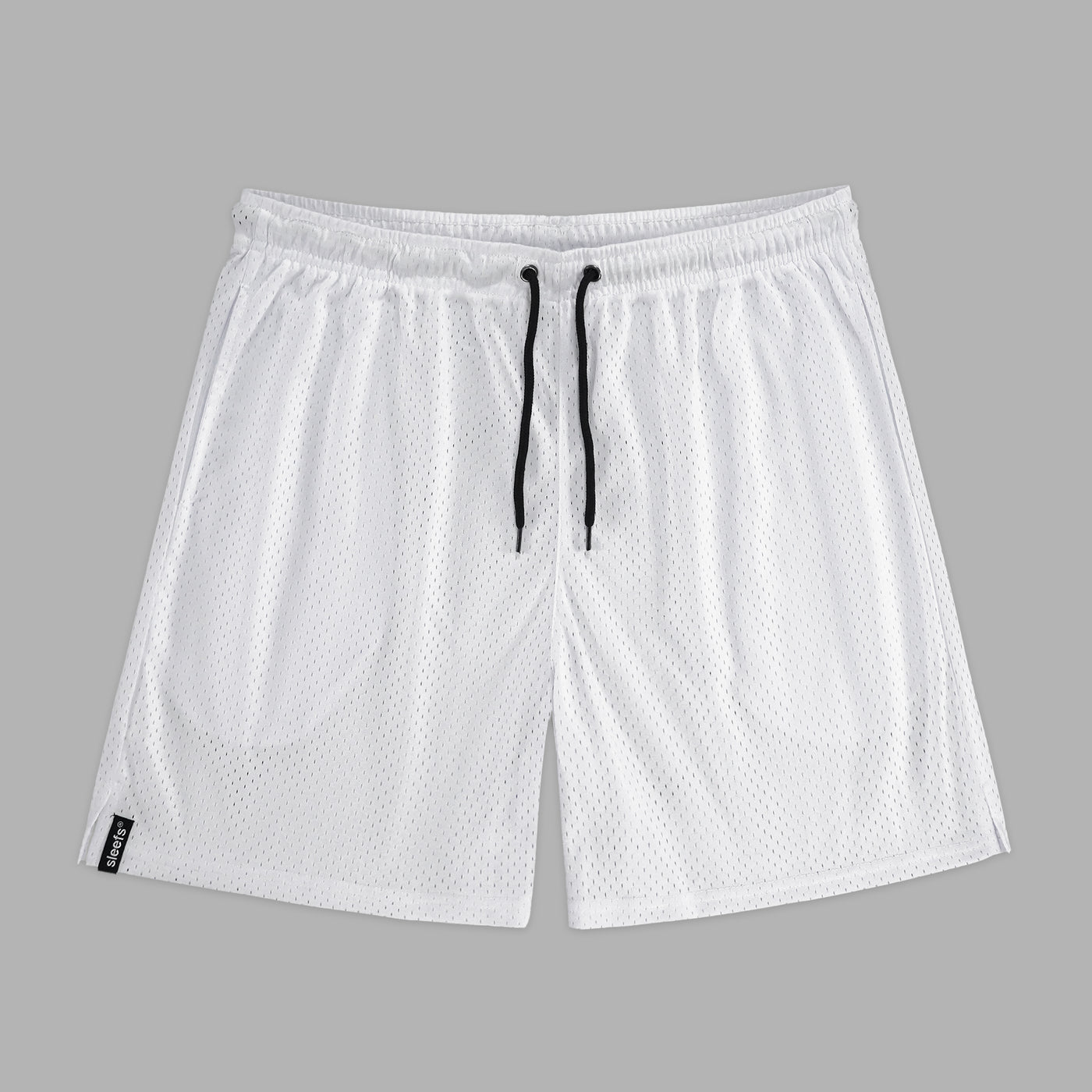 Basic White Shorts - 7&quot;