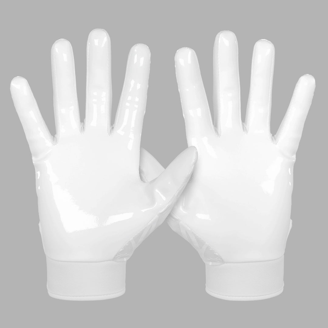 White + Black Sticky Football Receiver Gloves Bundle