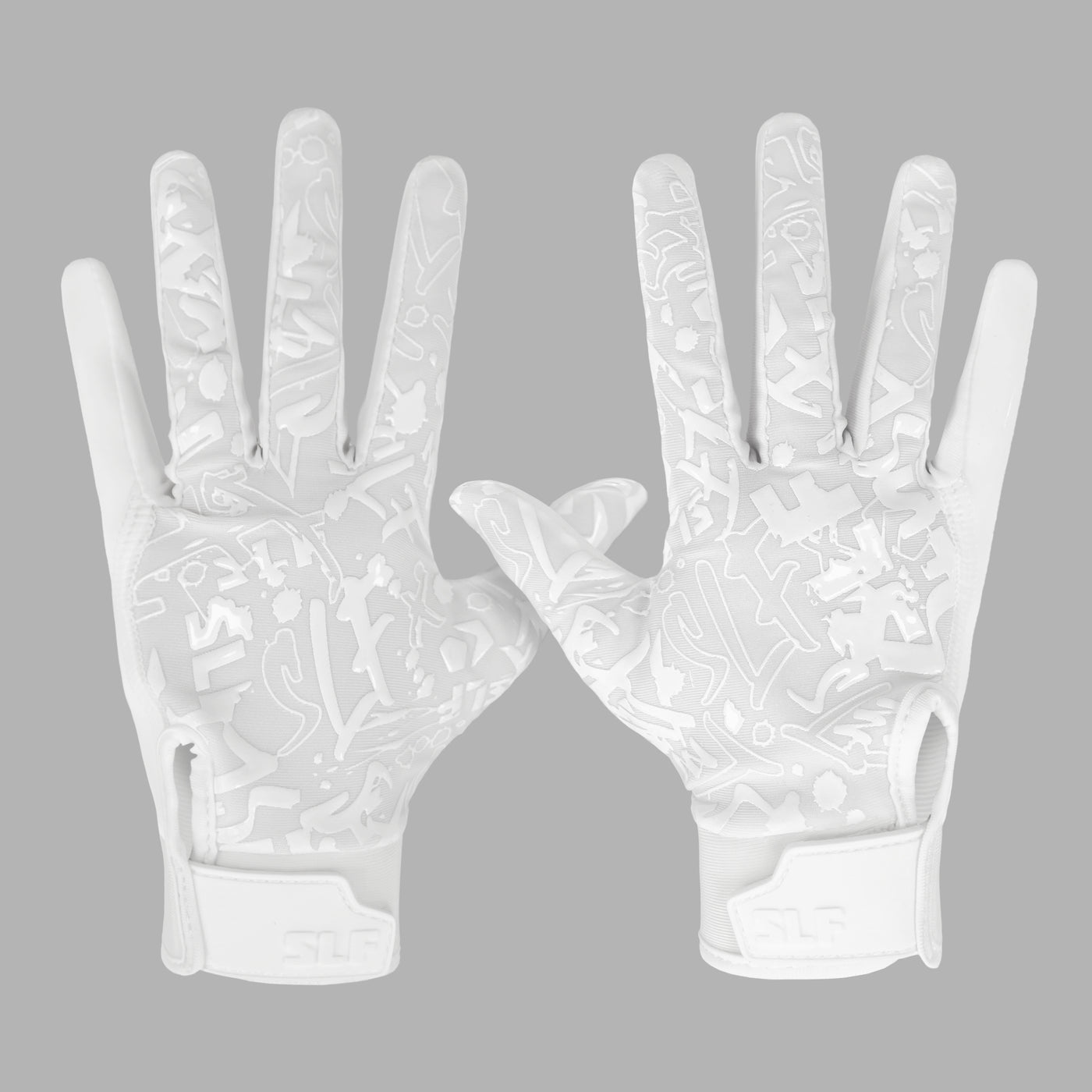 Basic White Sticky Football Receiver Gloves for Women