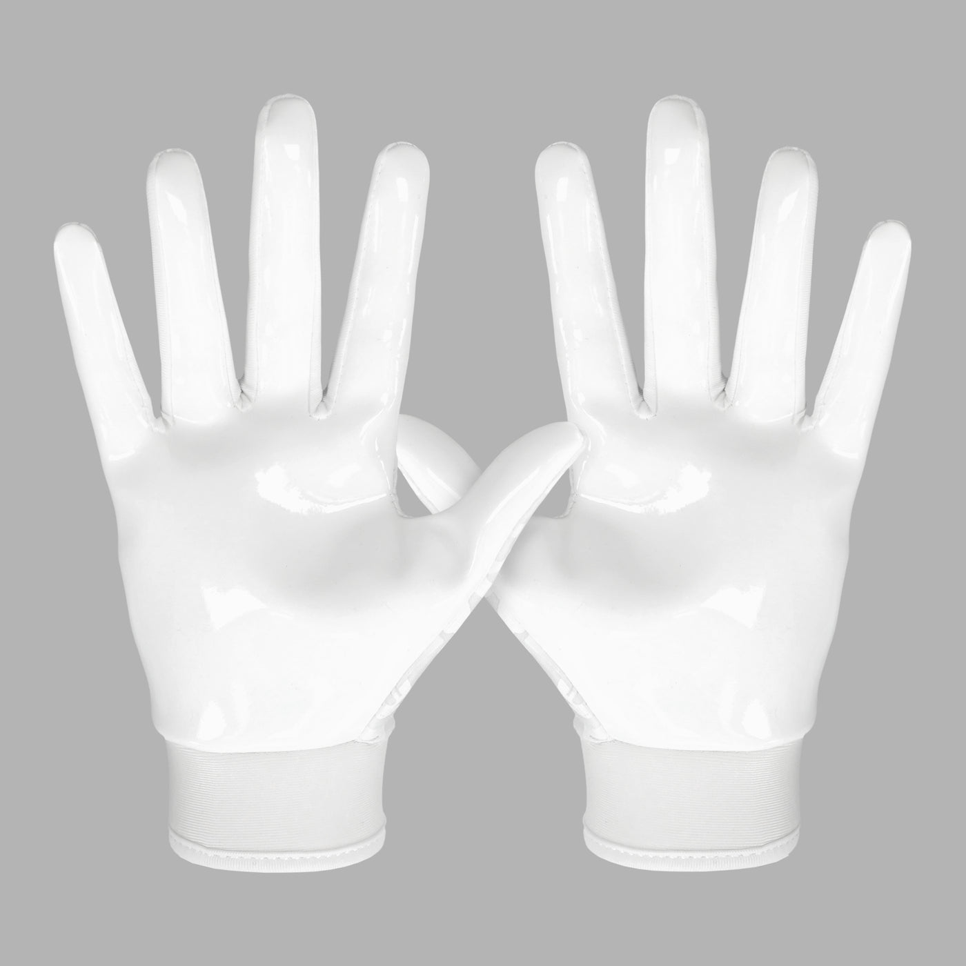 Basic White Sticky Football Receiver Gloves for Women