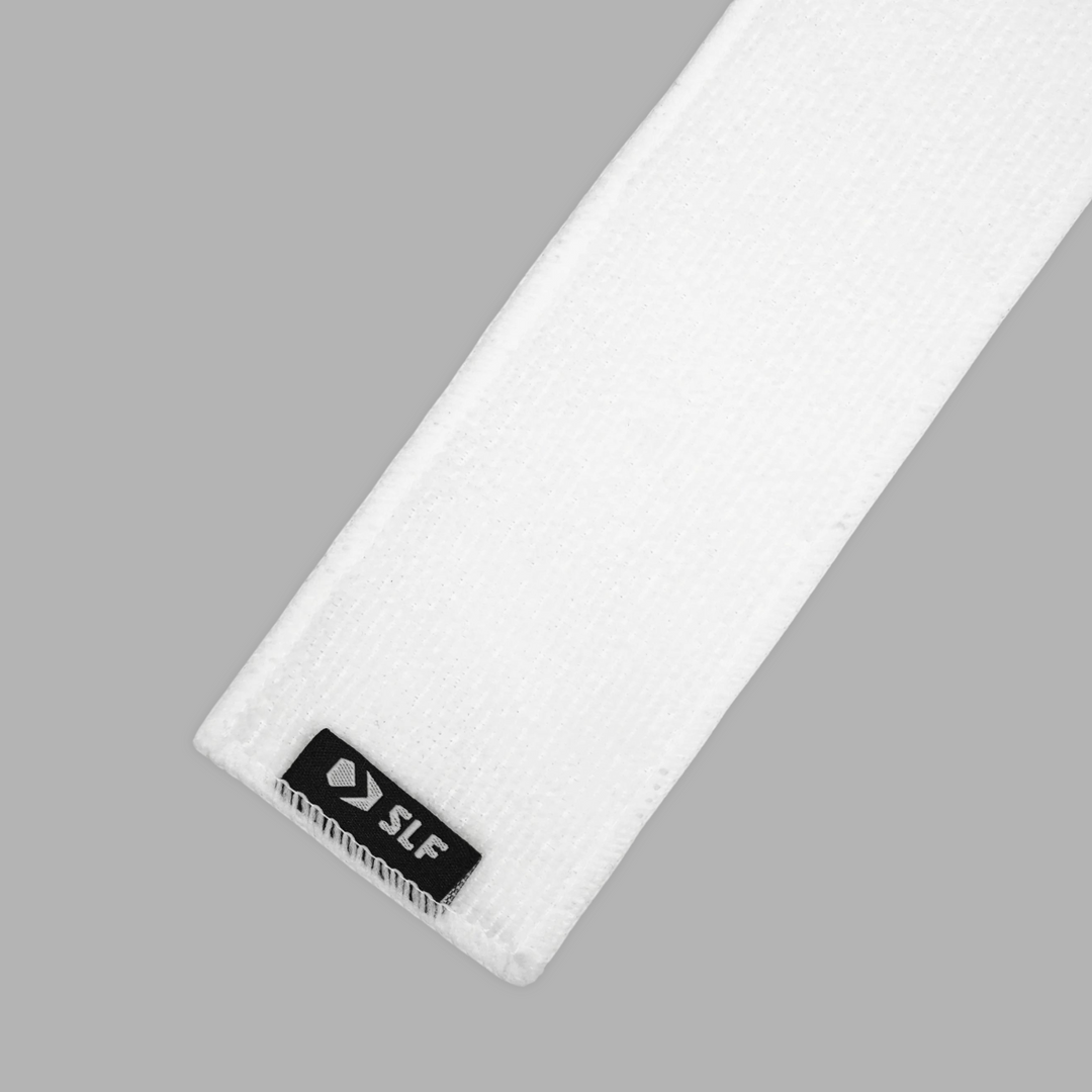 2 White Thin Towels Bundle