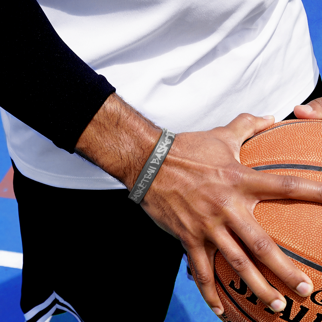 Basketball Graffiti Motivational Wristband