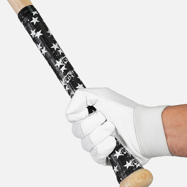 White Stars Bat Grip
