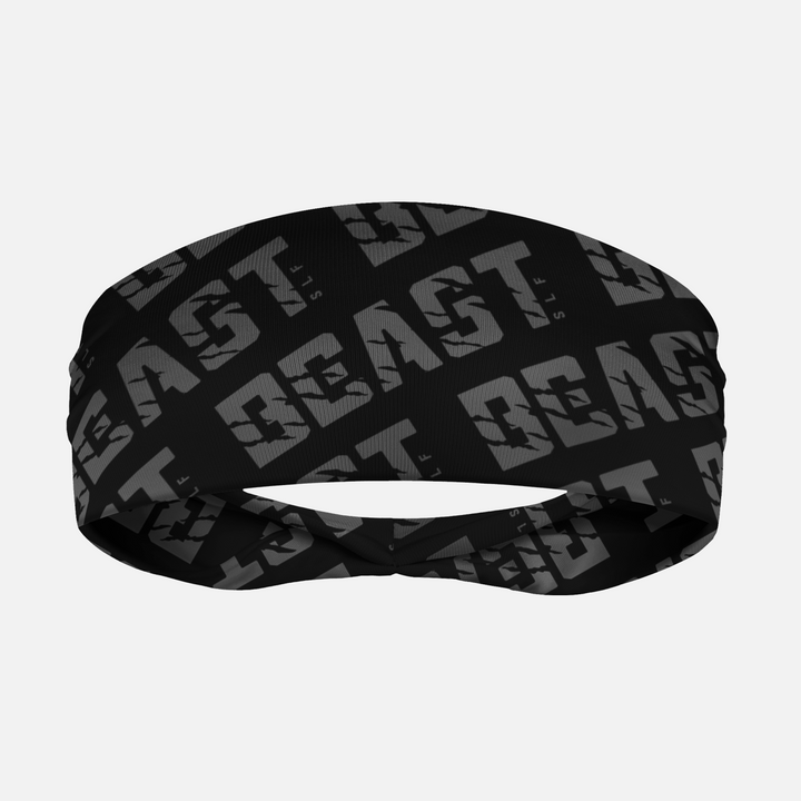Beast Pattern Black Headband