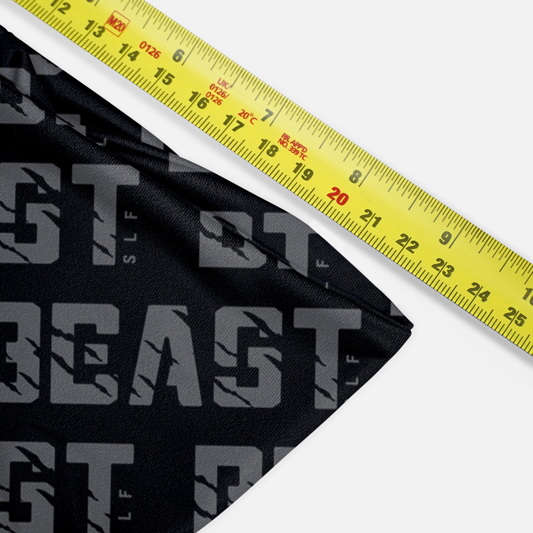 Beast Pattern Black Headband
