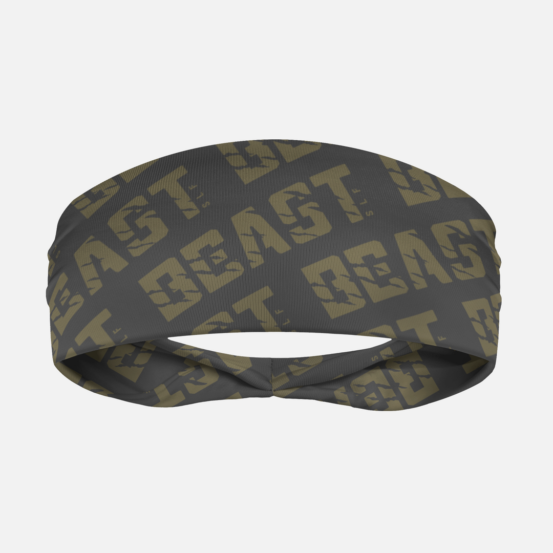 Beast Pattern Gray Headband