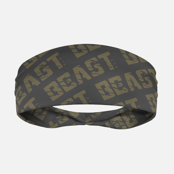 Beast Pattern Gray Headband