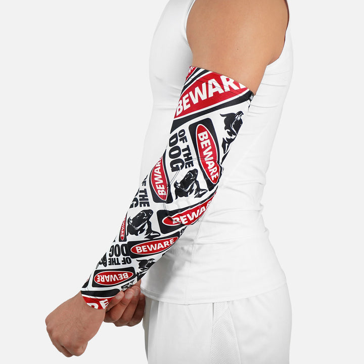 Beware Of The Dog Padded Arm Sleeve