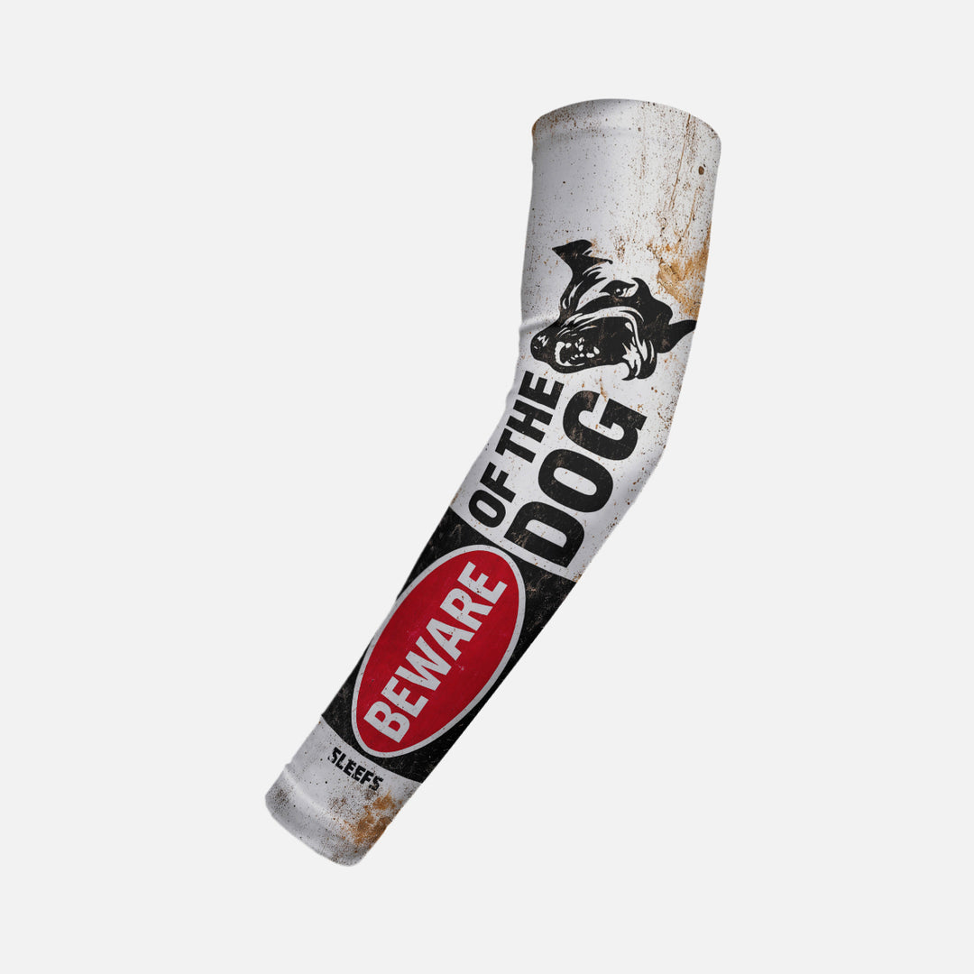 Beware Of The Dog Rust Kids Arm Sleeve
