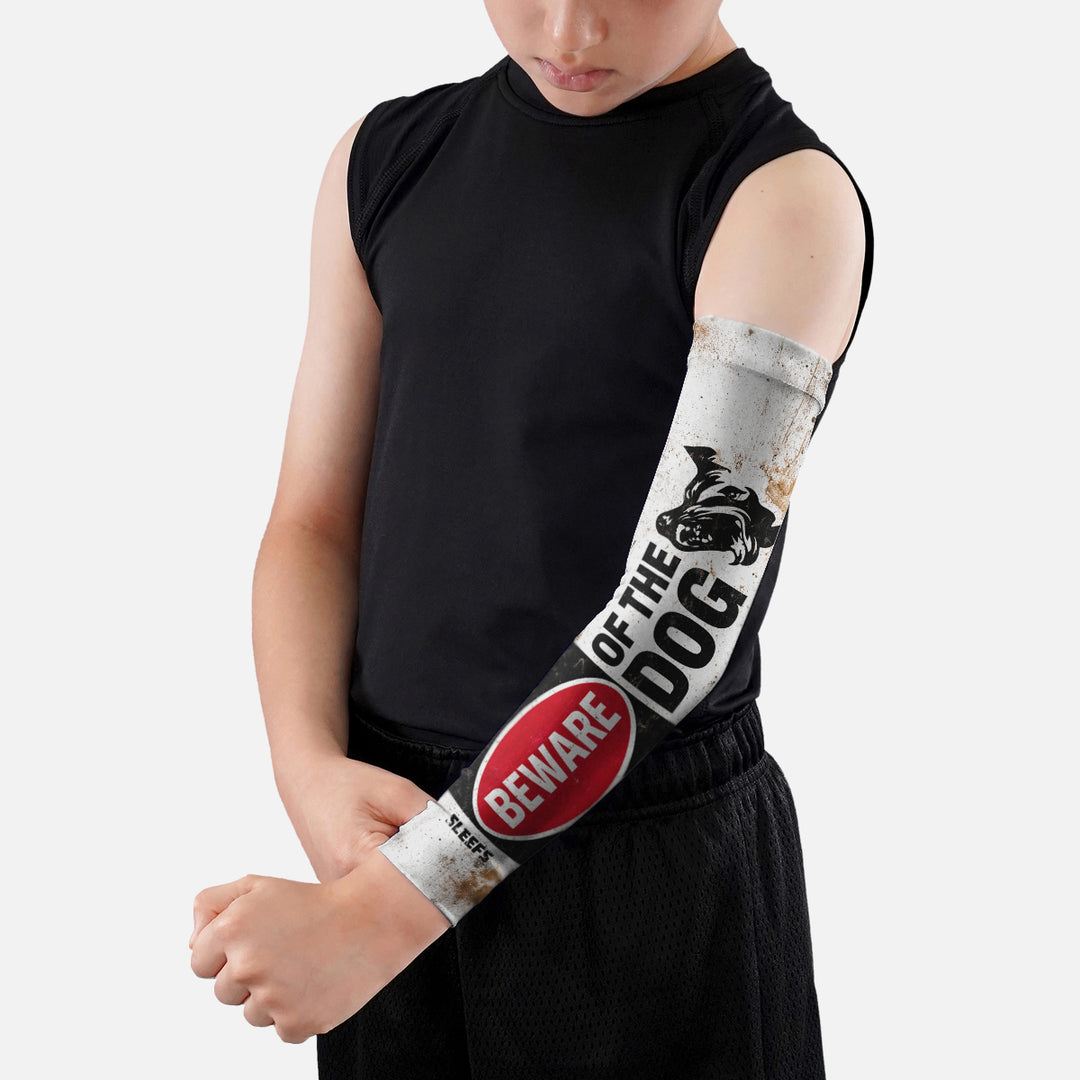 Beware Of The Dog Rust Kids Arm Sleeve