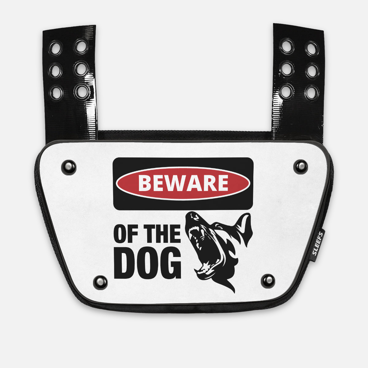 Beware of the Dog Sticker for Backplate