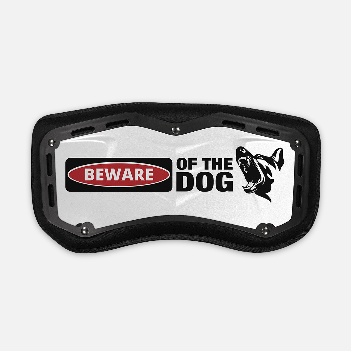 Beware of the Dog Sticker for Backplate