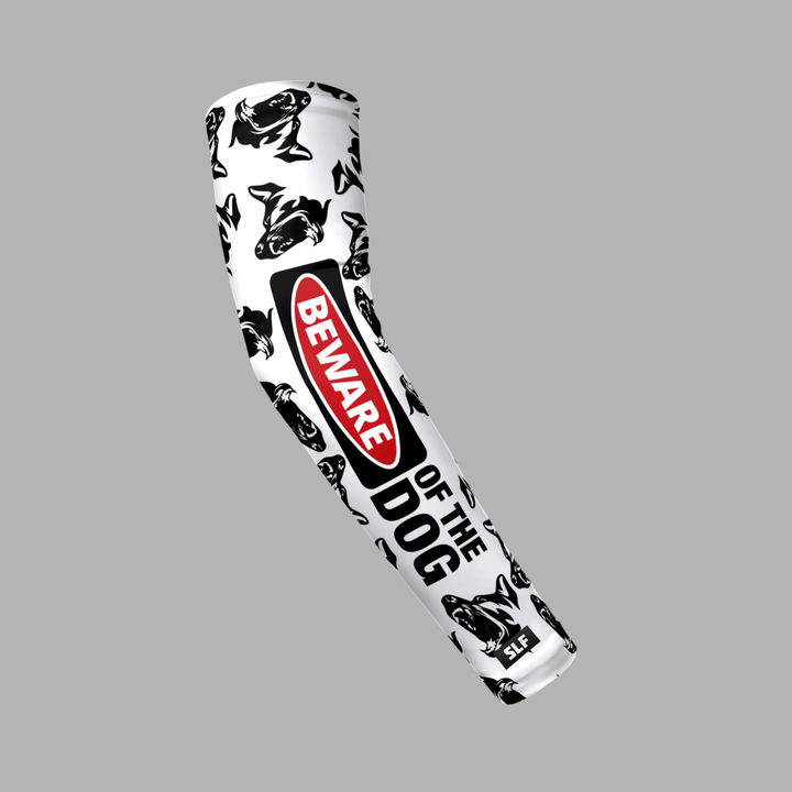 Beware of the Dog Pattern Kids Arm Sleeve