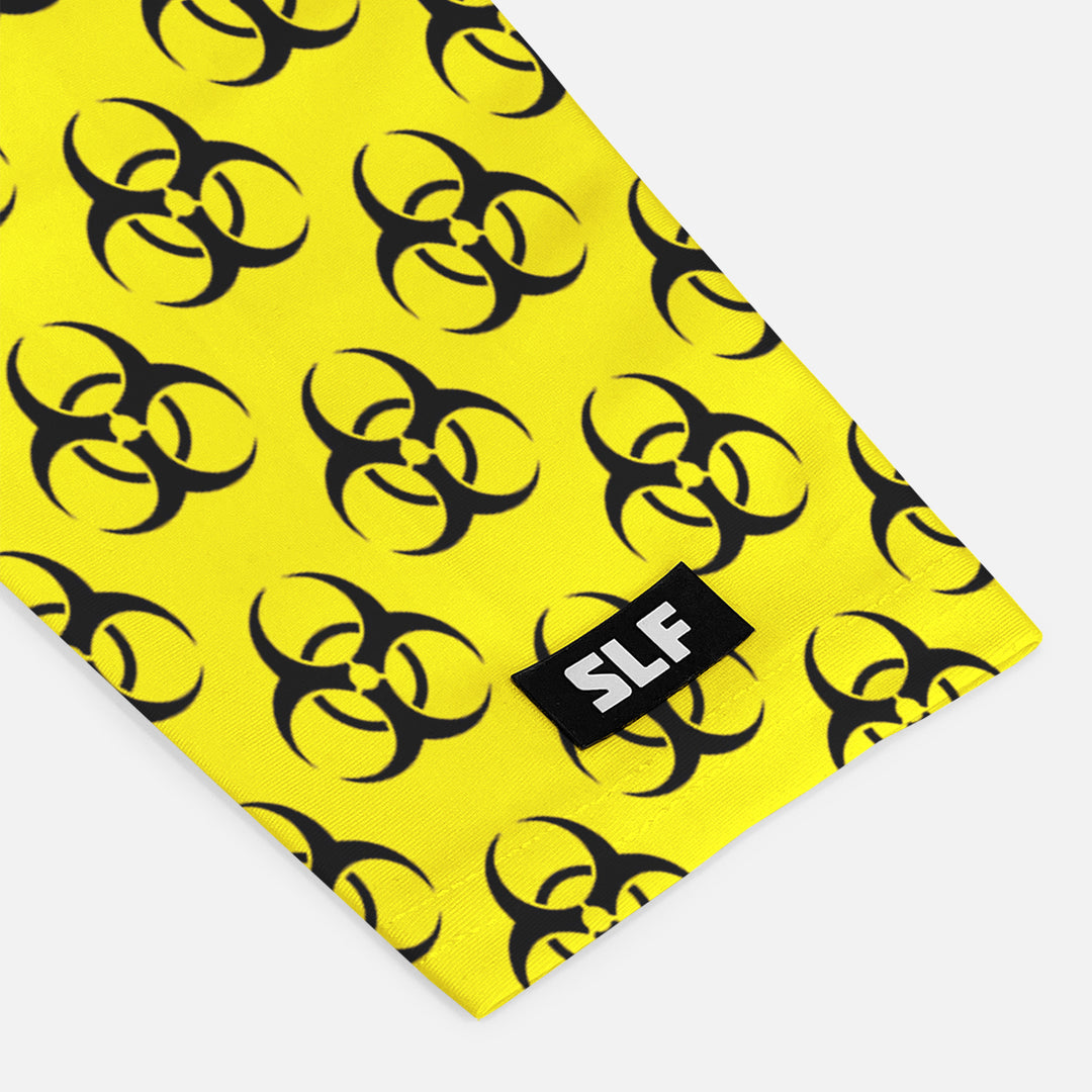 Biohazard Yellow Pattern Kids Arm Sleeve