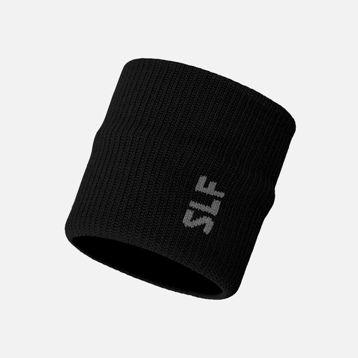 Black Drip Wristband with Logo (Single)