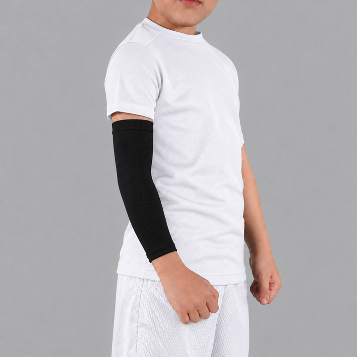 Black Kids Knitted Arm Sleeve