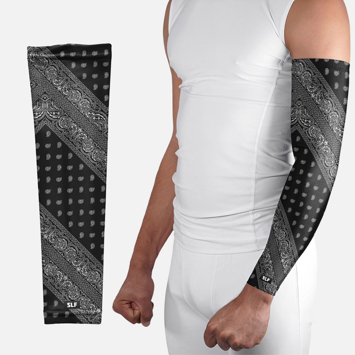 Black Classic Bandana Arm Sleeve