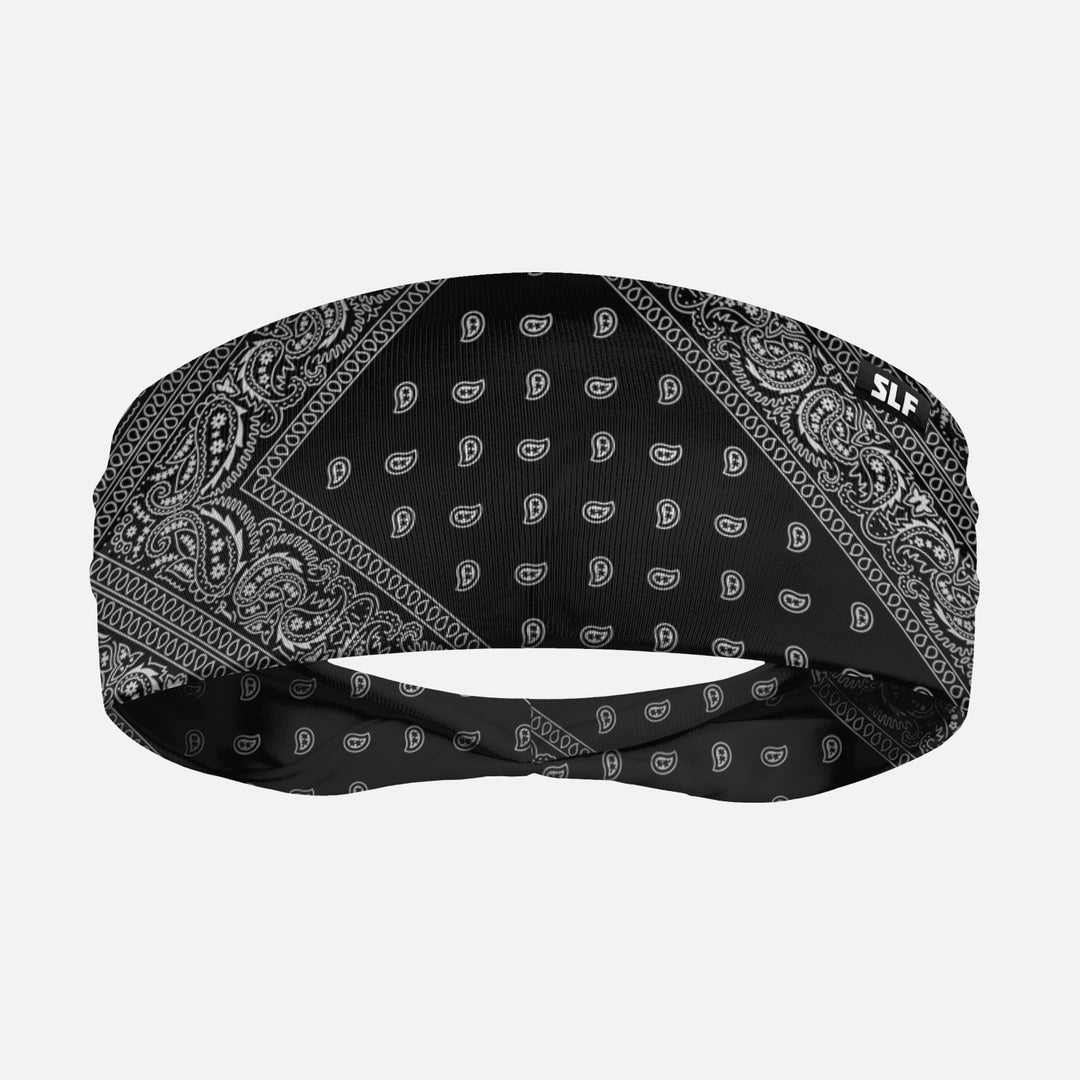 Black Classic Bandana Headband